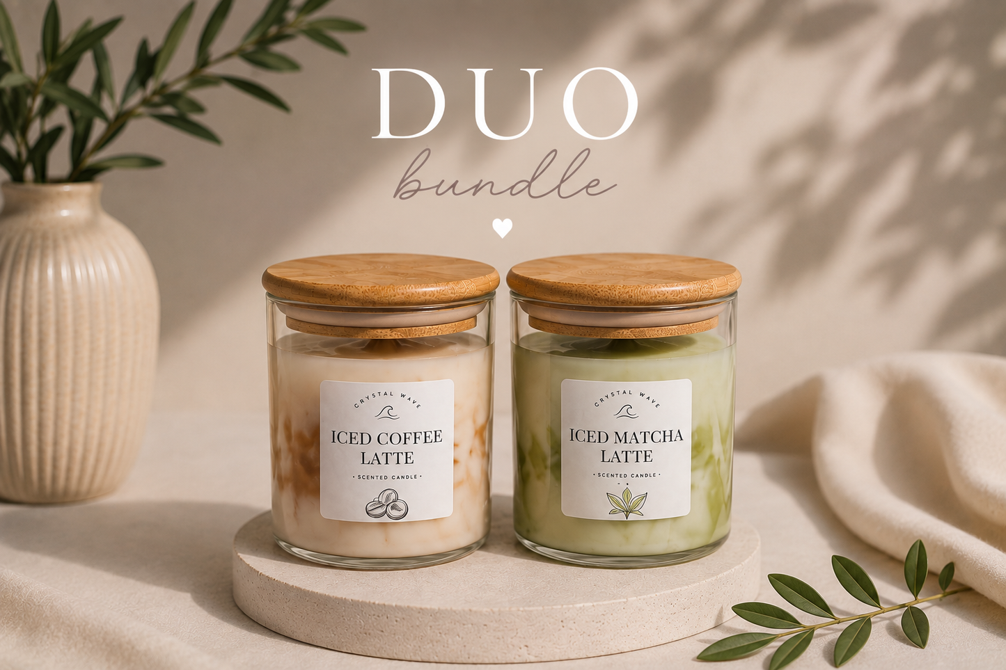 Iced Coffee/Matcha Duo