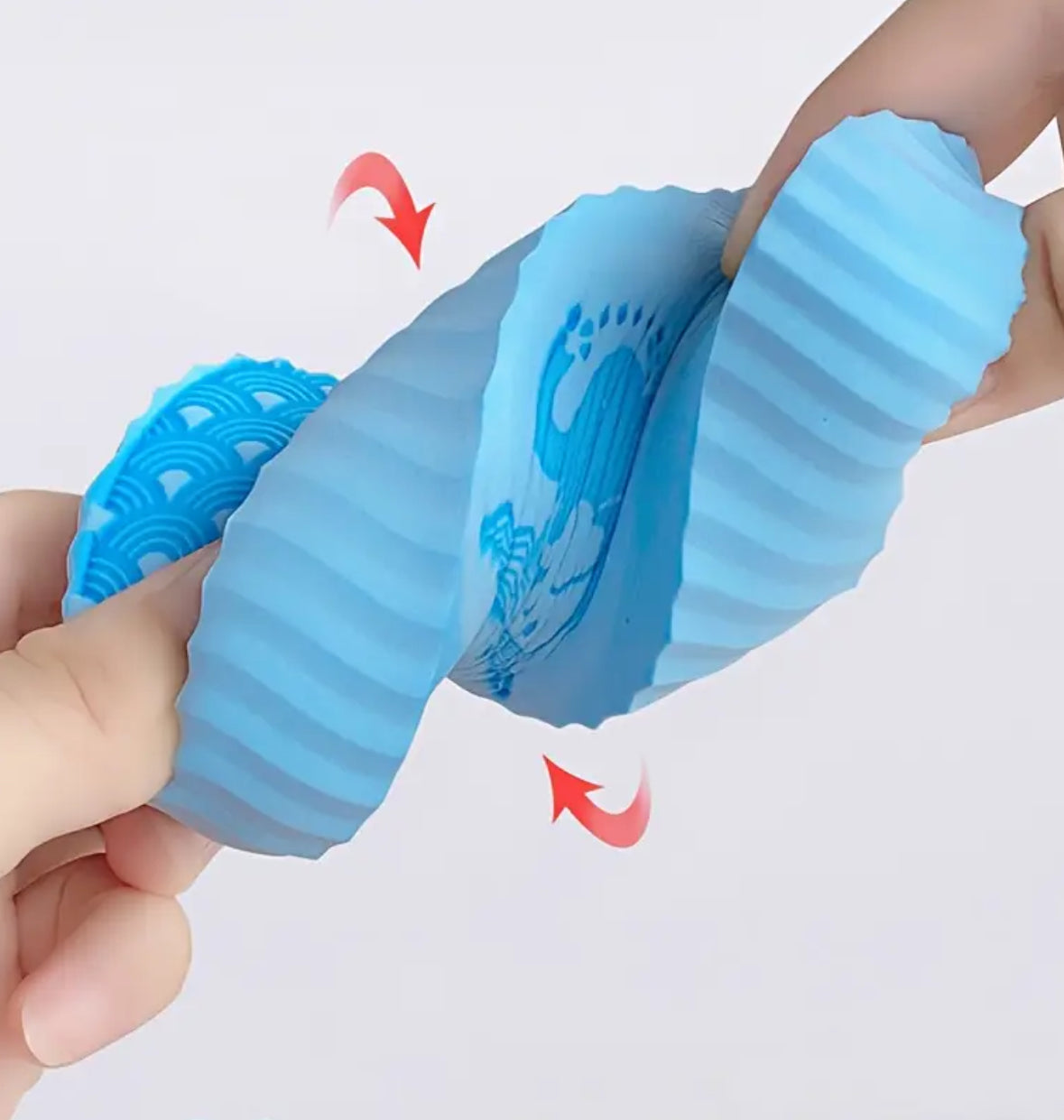 1pc Gentle Exfoliating Bath Sponge – Soft Scrubber for Body, Face & Feet, Alcohol & Fragrance-Free