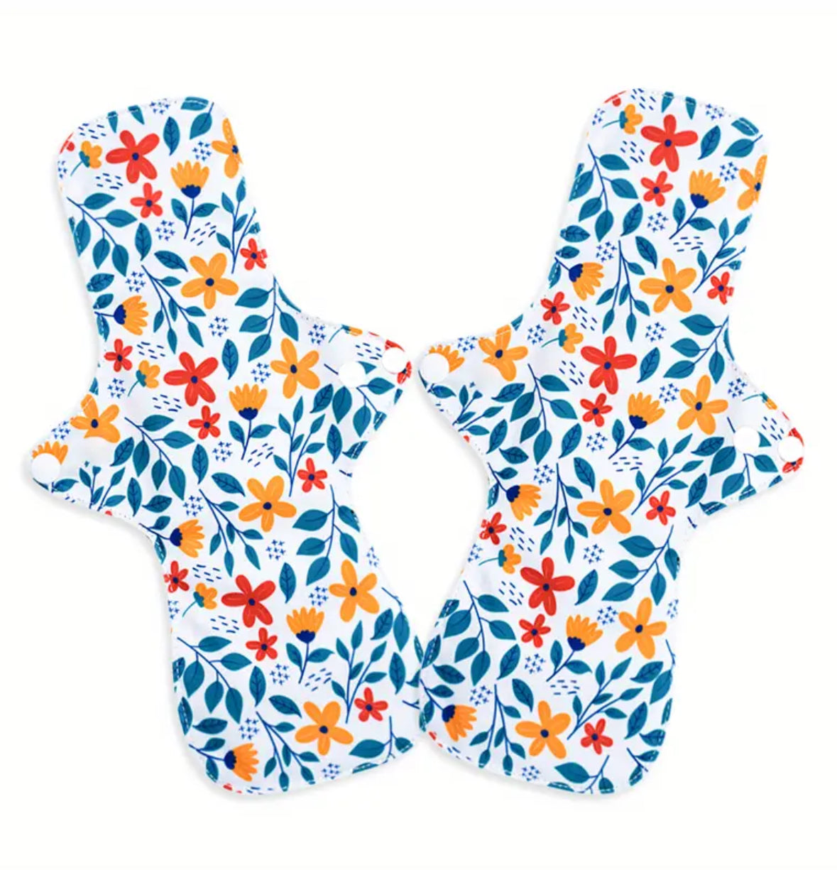 2-Pack Breathable Mesh Sanitary Pads – Washable Cloth Panty Liners for Heavy Flow, Overnight Protection