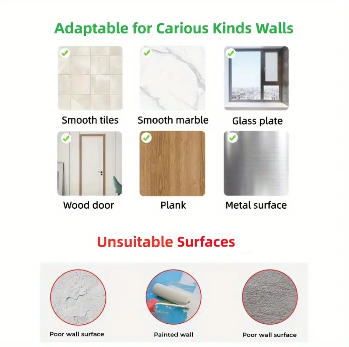 3pcs Bathroom Hooks Set – No Drilling, Self-Adhesive Razor & Hand Towel Holders for Organization & Storage