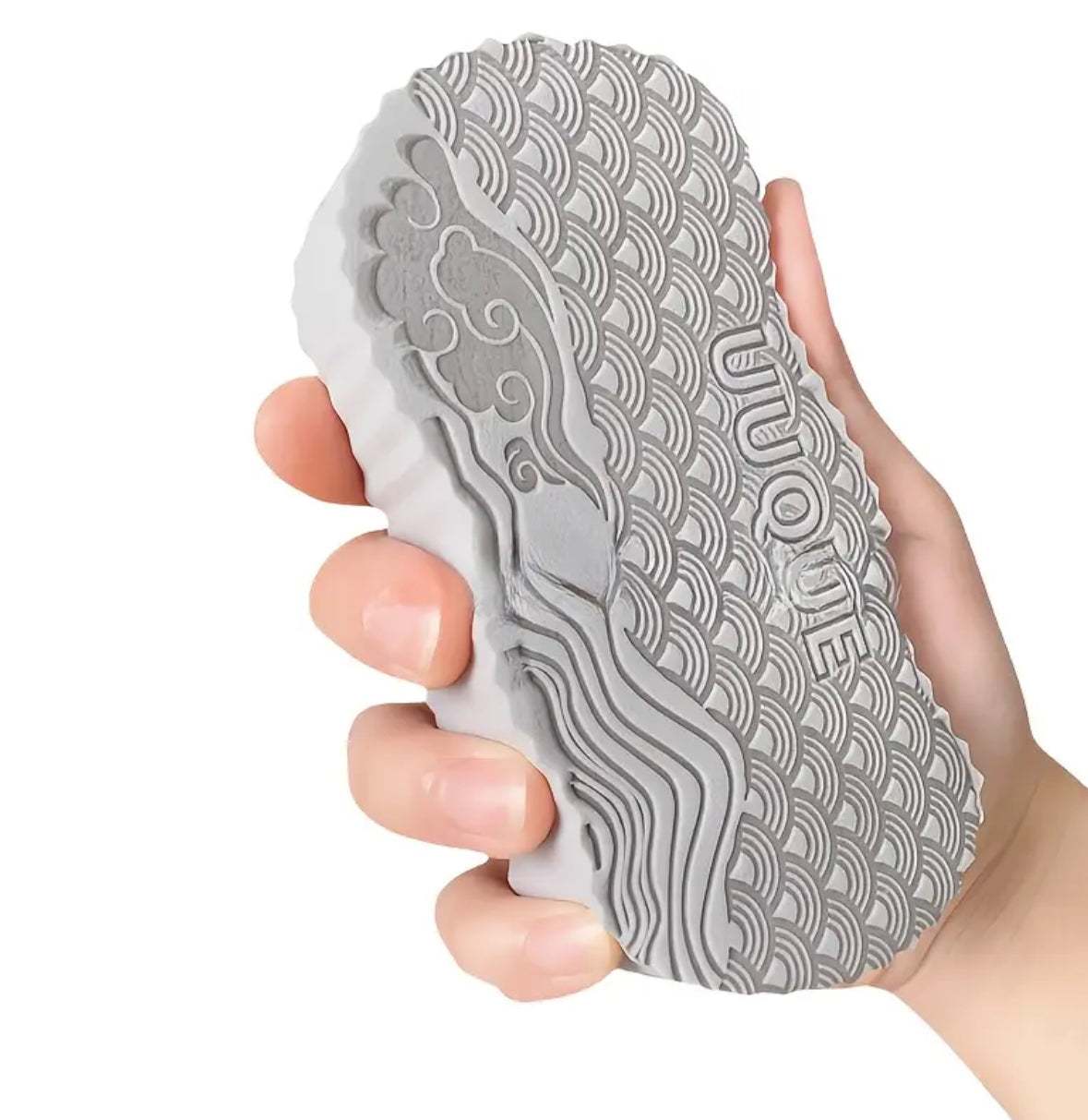 1pc Gentle Exfoliating Bath Sponge – Soft Scrubber for Body, Face & Feet, Alcohol & Fragrance-Free