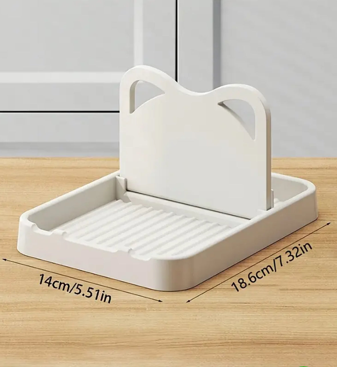 1pc Creative Cat Ear Pot Lid Holder – Multi-Functional Stand for Lids, Spoons, Spatulas & Utensils