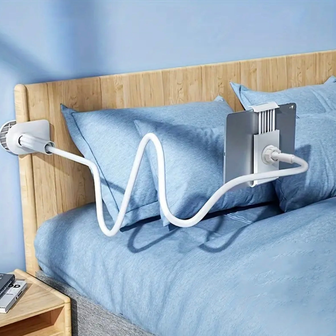 [Rotating Phone
Holder] 360° Rotating Tablet Phone Holder - Spiral Base
Lazy Stand - Mobile Phone Tablet Bedside Stand