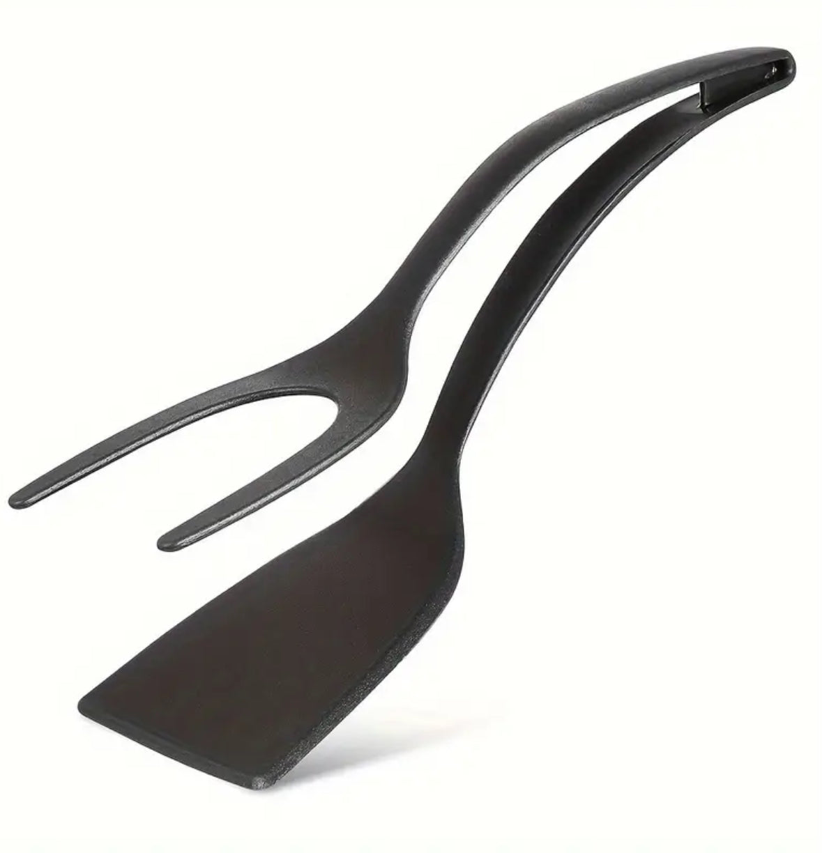 Non-Stick Spatula Tongs – 1pc Egg Flipper, Pancake & Omelet Turner, Kitchen Cooking Tool