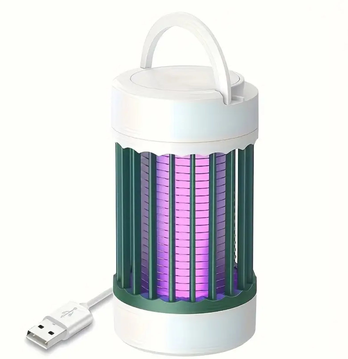 USB-Powered Mosquito Killer Lamp – Silent Violet Light Trap, Radiation-Free, Easy-Clean, Modern Design for Home, Camping & Indoor Use