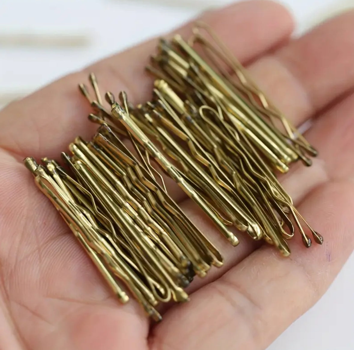 50pcs Mini Hair Clips 3.5cm – Small Hair Styling Clips for Everyday Use
