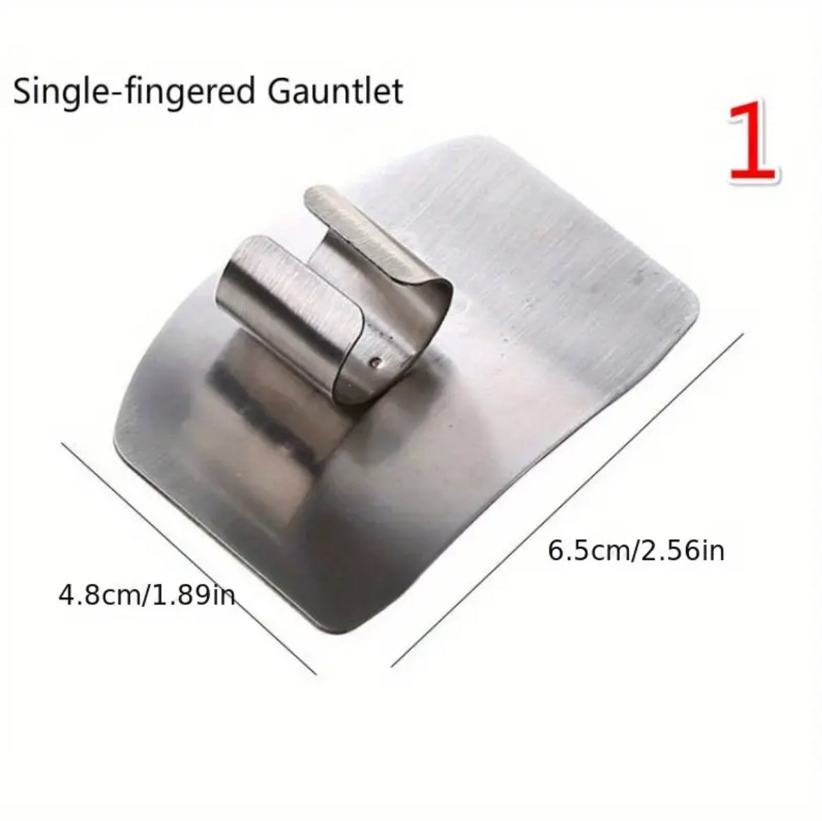 Stainless Steel Finger Guard for Knife Safety – Cut Protection for Home & Professional Chefs