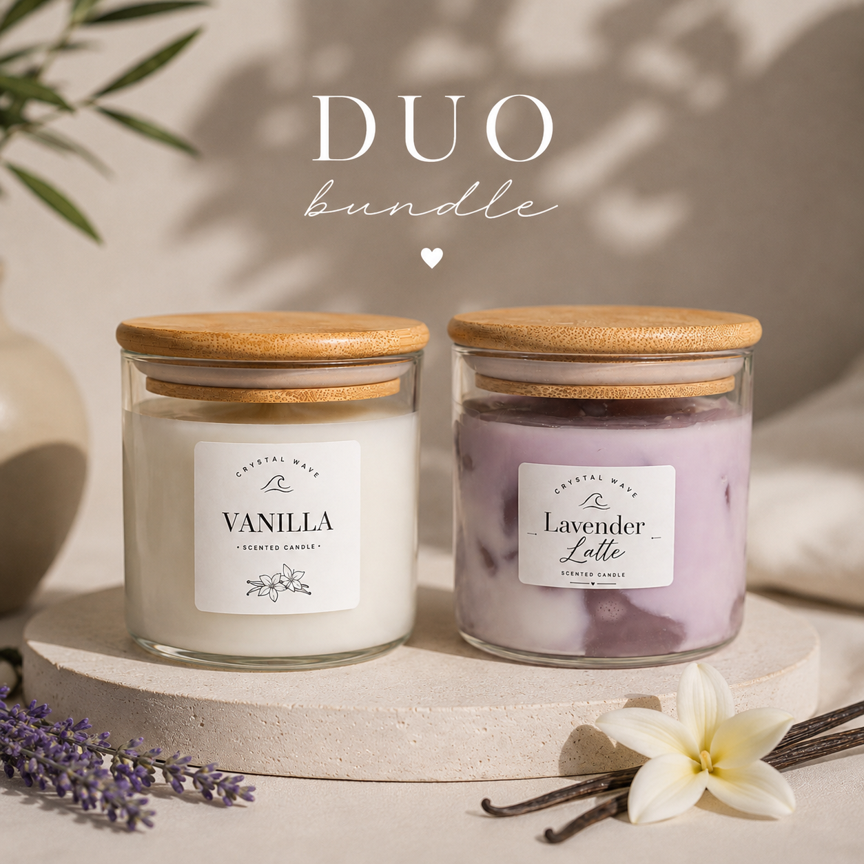 Vanilla & Lavender Latte Duo