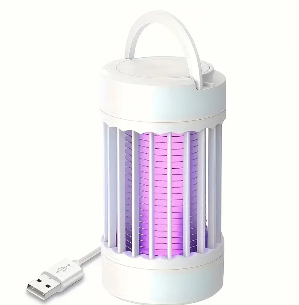 USB-Powered Mosquito Killer Lamp – Silent Violet Light Trap, Radiation-Free, Easy-Clean, Modern Design for Home, Camping & Indoor Use