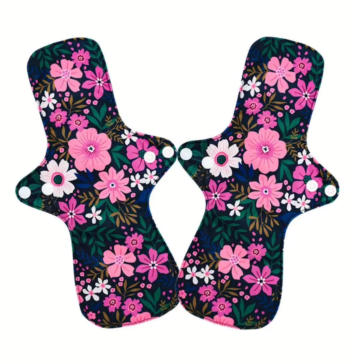 2-Pack Breathable Mesh Sanitary Pads – Washable Cloth Panty Liners for Heavy Flow, Overnight Protection