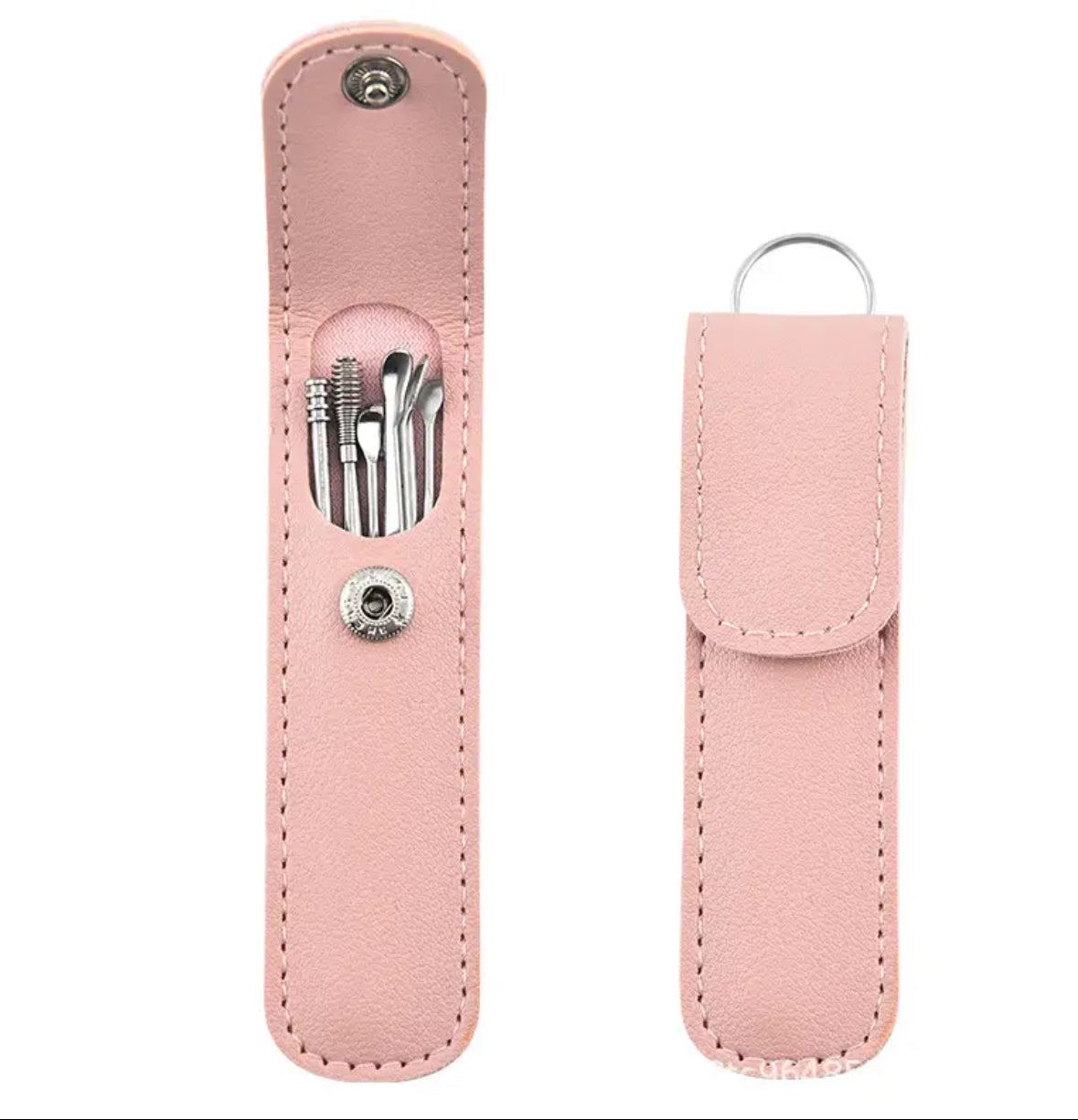 6pcs Spiral Spring Ear Cleaning Kit – Safe & Portable Manual Ear Wax Remover Set