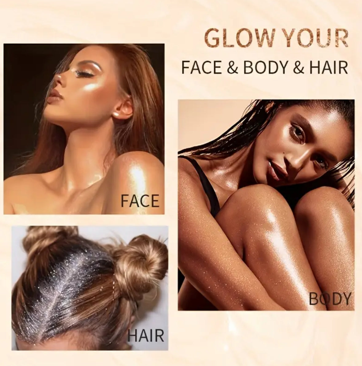 [Shimmer Mist Spray] Long-Lasting Waterproof Highlight Spray – Radiant Face & Body Glow Mist – Effortless Luminous Finish for Parties, Beach Days & Festivals