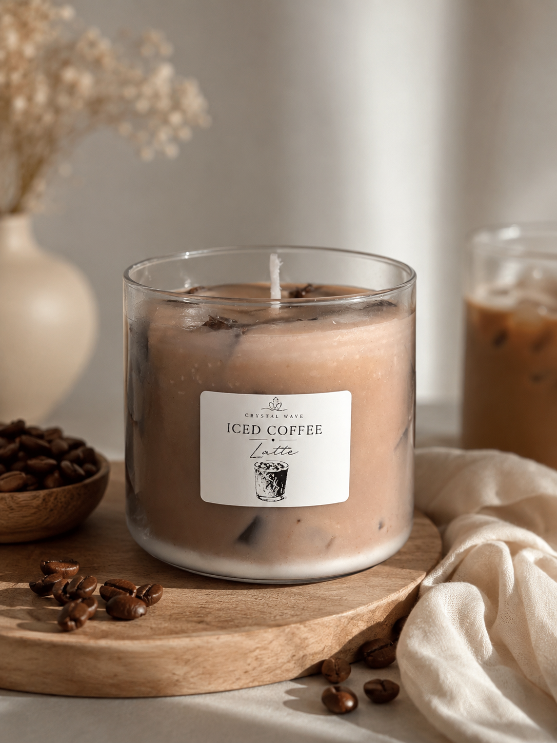 Iced Coffee Latte Candle | Handcrafted Coffee-Scented Candle