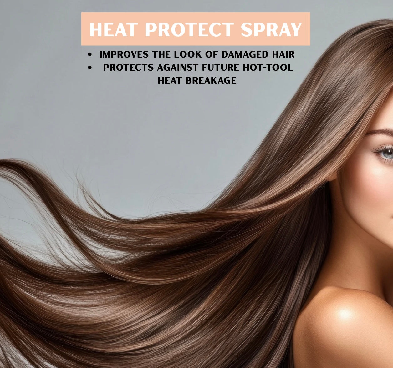 Keratin Heat Protection Spray – 150ml | Shields Hair from Heat Damage, Adds Shine & Restores Moisture