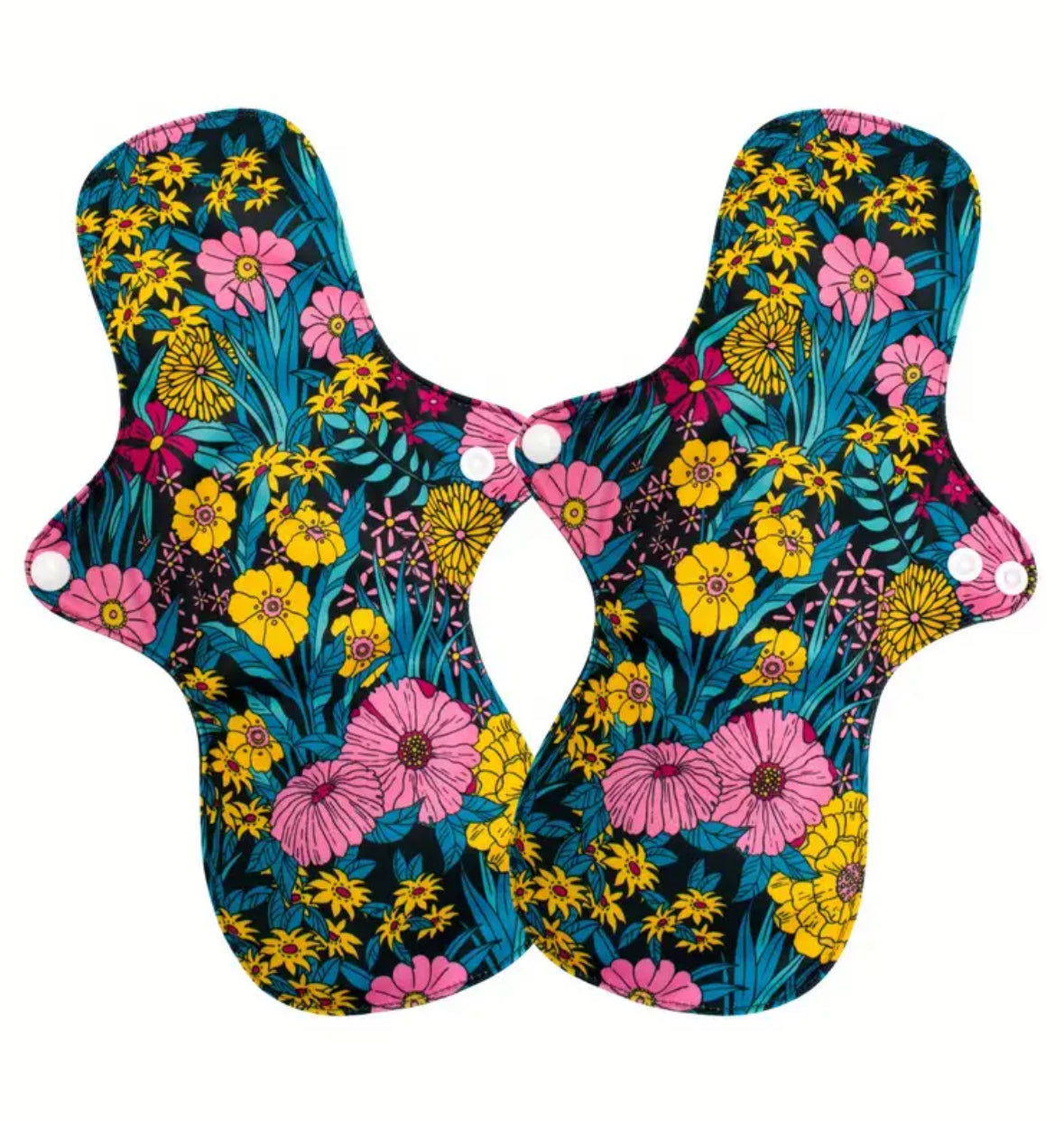 2-Pack Breathable Mesh Sanitary Pads – Washable Cloth Panty Liners for Heavy Flow, Overnight Protection