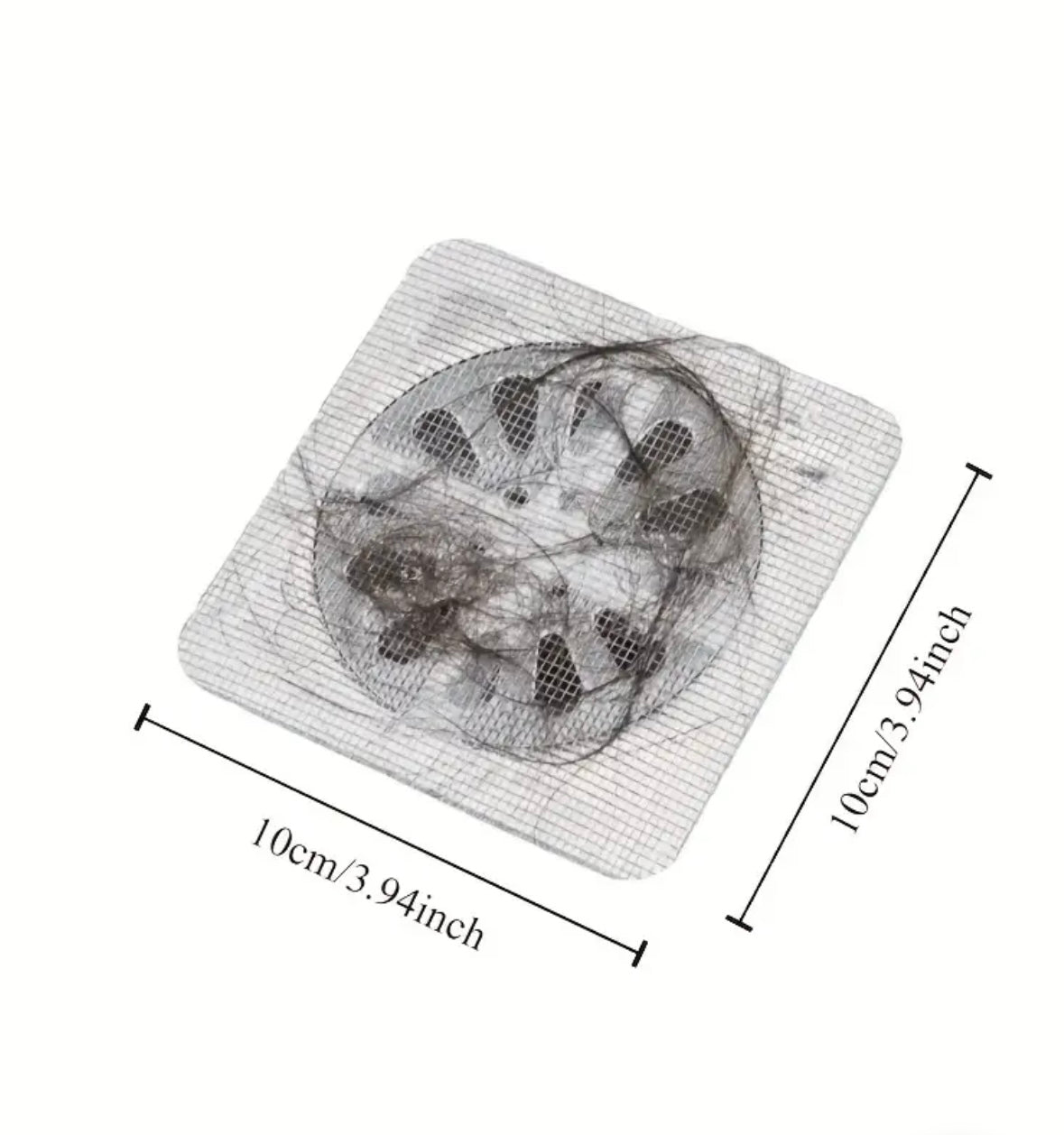 50pcs Hair Catcher Drain Stickers – Shower Drain Blocker & Protector, Easy-to-Use, No Power Needed