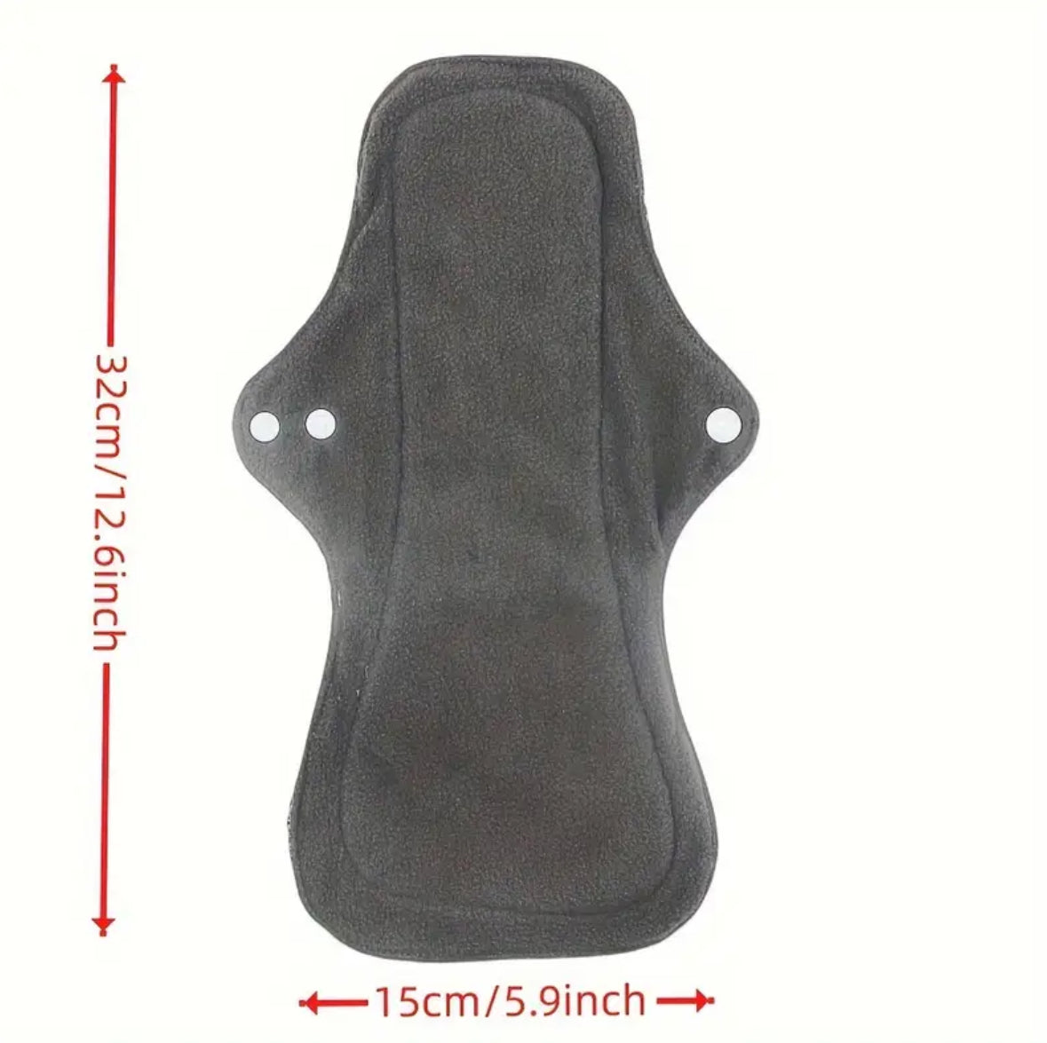 4pcs Night-Long Reusable Sanitary Pads – Washable Cloth Panty Liners for Women, Heavy Flow Protection