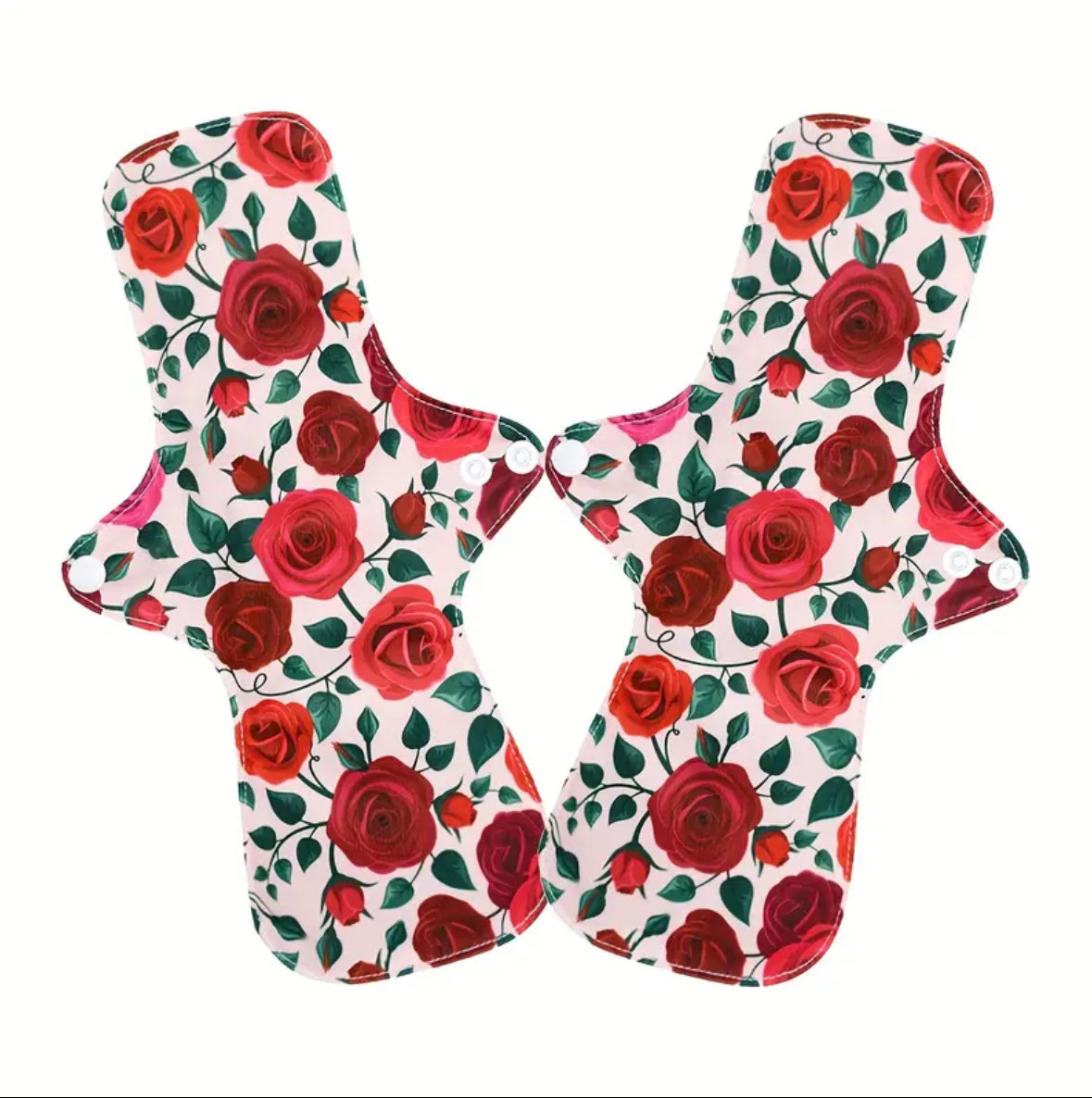 2-Pack Breathable Mesh Sanitary Pads – Washable Cloth Panty Liners for Heavy Flow, Overnight Protection