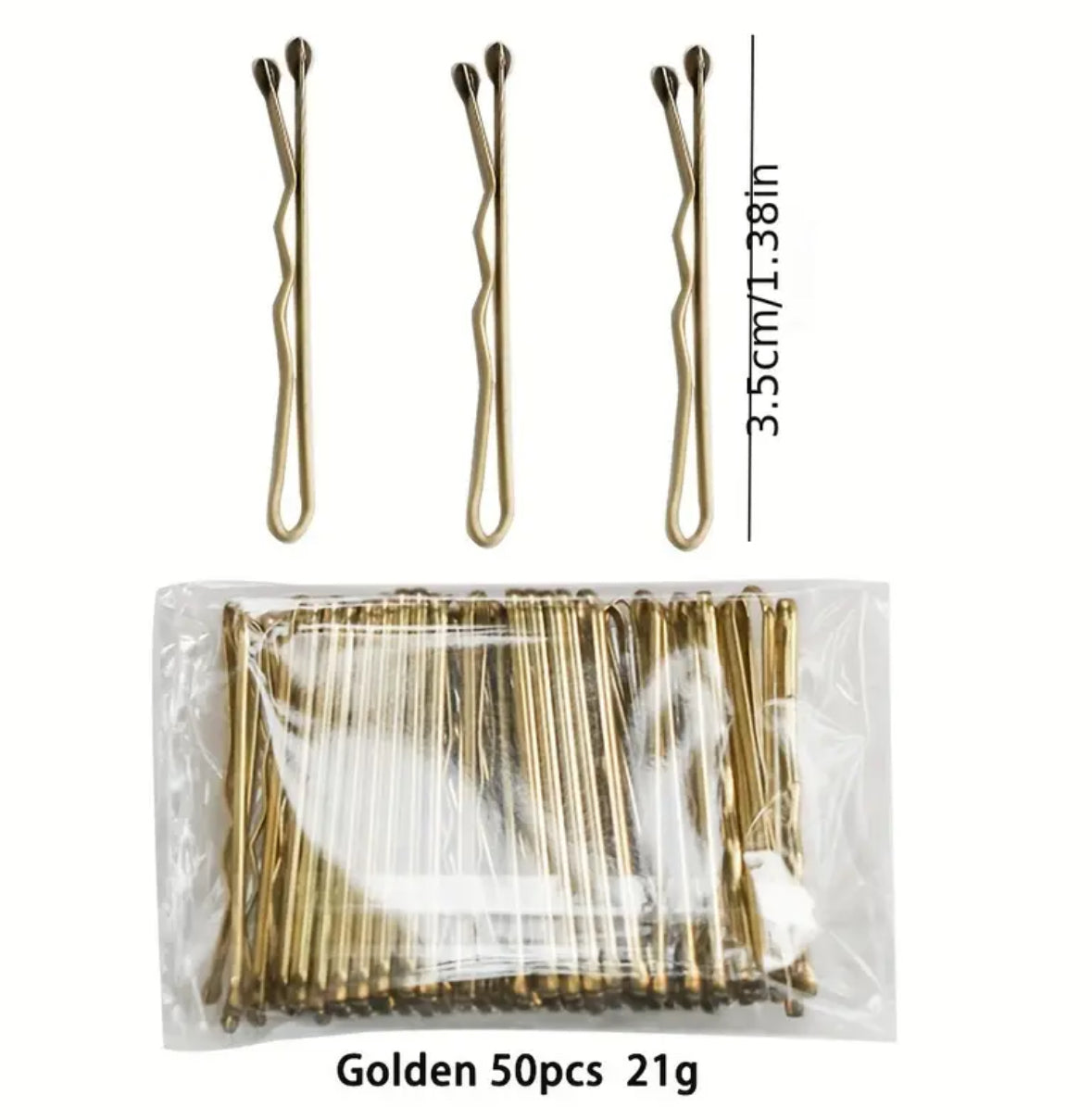 50pcs Mini Hair Clips 3.5cm – Small Hair Styling Clips for Everyday Use